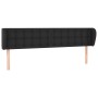 Cabecero de cuero sintético negro 183x23x78/88 cm de vidaXL, Cabeceros y pies de cama - Ref: Foro24-3117246, Precio: 63,38 €,...