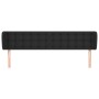 Cabecero de cuero sintético negro 183x23x78/88 cm de vidaXL, Cabeceros y pies de cama - Ref: Foro24-3117246, Precio: 63,38 €,...
