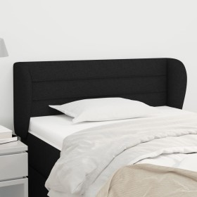 Cabecero de tela negro 103x23x78/88 cm de vidaXL, Cabeceros y pies de cama - Ref: Foro24-3117276, Precio: 47,99 €, Descuento: %