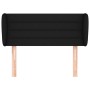Cabecero de tela negro 103x23x78/88 cm de vidaXL, Cabeceros y pies de cama - Ref: Foro24-3117276, Precio: 47,99 €, Descuento: %