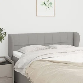 Kopfteil aus hellgrauem Stoff, 147 x 23 x 78/88 cm von vidaXL, Kopf- und Fußteile - Ref: Foro24-3117142, Preis: 86,94 €, Raba...