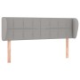 Cabecero de tela gris claro 147x23x78/88 cm de vidaXL, Cabeceros y pies de cama - Ref: Foro24-3117142, Precio: 80,67 €, Descu...