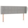Kopfteil aus hellgrauem Stoff, 147 x 23 x 78/88 cm von vidaXL, Kopf- und Fußteile - Ref: Foro24-3117142, Preis: 86,94 €, Raba...