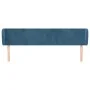 Cabecero de terciopelo azul oscuro 183x23x78/88 cm de vidaXL, Cabeceros y pies de cama - Ref: Foro24-3116928, Precio: 71,73 €...