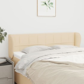 Cabecero de tela color crema 147x23x78/88 cm de vidaXL, Cabeceros y pies de cama - Ref: Foro24-3117147, Precio: 68,90 €, Desc...