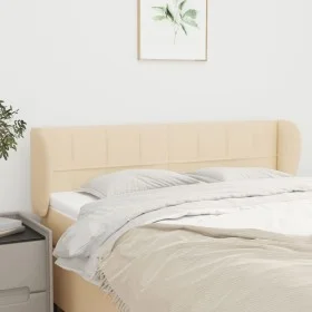 Cabecero de tela color crema 147x23x78/88 cm de vidaXL, Cabeceros y pies de cama - Ref: Foro24-3117147, Precio: 67,30 €, Desc...