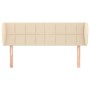 Cabecero de tela color crema 147x23x78/88 cm de vidaXL, Cabeceros y pies de cama - Ref: Foro24-3117147, Precio: 68,90 €, Desc...