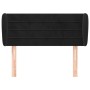 Cabecero de terciopelo negro 83x23x78/88 cm de vidaXL, Cabeceros y pies de cama - Ref: Foro24-3117316, Precio: 44,03 €, Descu...