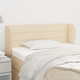 Cabecero de tela color crema 93x23x78/88 cm de vidaXL, Cabeceros y pies de cama - Ref: Foro24-3117271, Precio: 65,01 €, Descu...