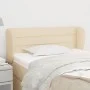Cream fabric headboard 93x23x78/88 cm by vidaXL, Headboards and footboards - Ref: Foro24-3117271, Price: 63,61 €, Discount: %