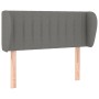 Cabecero de tela gris oscuro 93x23x78/88 cm de vidaXL, Cabeceros y pies de cama - Ref: Foro24-3117365, Precio: 57,86 €, Descu...
