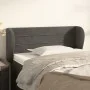 Kopfteil aus dunkelgrauem Samt, 93 x 23 x 78/88 cm von vidaXL, Kopf- und Fußteile - Ref: Foro24-3117321, Preis: 51,09 €, Raba...