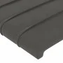 Kopfteil aus dunkelgrauem Samt, 93 x 23 x 78/88 cm von vidaXL, Kopf- und Fußteile - Ref: Foro24-3117321, Preis: 51,09 €, Raba...