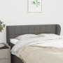 Cabecero de tela gris oscuro 147x23x78/88 cm de vidaXL, Cabeceros y pies de cama - Ref: Foro24-3117143, Precio: 82,01 €, Desc...