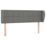 Cabecero de tela gris oscuro 147x23x78/88 cm de vidaXL, Cabeceros y pies de cama - Ref: Foro24-3117143, Precio: 82,01 €, Desc...