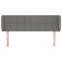Cabecero de tela gris oscuro 147x23x78/88 cm de vidaXL, Cabeceros y pies de cama - Ref: Foro24-3117143, Precio: 82,01 €, Desc...