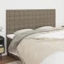 Headboards 4 units of taupe gray fabric 90x5x78/88 cm by vidaXL, Headboards and footboards - Ref: Foro24-3116784, Price: 148,...