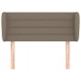 Cabecero de tela gris taupe 83x23x78/88 cm de vidaXL, Cabeceros y pies de cama - Ref: Foro24-3117262, Precio: 44,03 €, Descue...