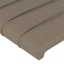 Cabecero de tela gris taupe 83x23x78/88 cm de vidaXL, Cabeceros y pies de cama - Ref: Foro24-3117262, Precio: 44,03 €, Descue...