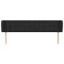 Black synthetic leather headboard 203x23x78/88 cm by vidaXL, Headboards and footboards - Ref: Foro24-3117252, Price: 63,72 €,...
