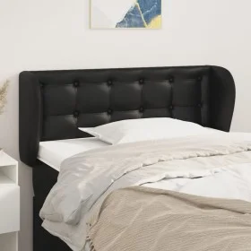 Black synthetic leather headboard 103x23x78/88 cm by vidaXL, Headboards and footboards - Ref: Foro24-3117228, Price: 45,79 €,...