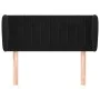 Cabecero de terciopelo negro 103x23x78/88 cm de vidaXL, Cabeceros y pies de cama - Ref: Foro24-3117426, Precio: 53,60 €, Desc...