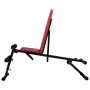Banco de abdominales ajustable multi-posición de vidaXL, Bancos de ejercicio - Ref: Foro24-90641, Precio: 154,83 €, Descuento: %
