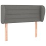 Cabecero de tela gris oscuro 93x23x78/88 cm de vidaXL, Cabeceros y pies de cama - Ref: Foro24-3117267, Precio: 59,05 €, Descu...