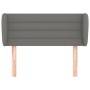 Cabecero de tela gris oscuro 93x23x78/88 cm de vidaXL, Cabeceros y pies de cama - Ref: Foro24-3117267, Precio: 59,05 €, Descu...
