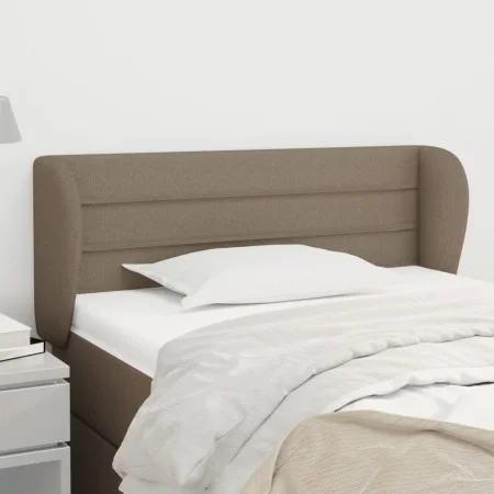 Taupe gray fabric headboard 103x23x78/88 cm by vidaXL, Headboards and footboards - Ref: Foro24-3117278, Price: 42,27 €, Disco...