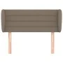 Taupe gray fabric headboard 103x23x78/88 cm by vidaXL, Headboards and footboards - Ref: Foro24-3117278, Price: 42,27 €, Disco...