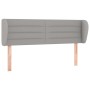 Cabecero de tela gris claro 147x23x78/88 cm de vidaXL, Cabeceros y pies de cama - Ref: Foro24-3117282, Precio: 81,09 €, Descu...