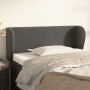 Cabecero de terciopelo gris oscuro 83x23x78/88 cm de vidaXL, Cabeceros y pies de cama - Ref: Foro24-3117035, Precio: 43,14 €,...