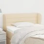 Cream fabric headboard 83x23x78/88 cm by vidaXL, Headboards and footboards - Ref: Foro24-3117263, Price: 49,04 €, Discount: %