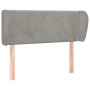 Cabecero de terciopelo gris claro 83x23x78/88 cm de vidaXL, Cabeceros y pies de cama - Ref: Foro24-3117034, Precio: 53,74 €, ...