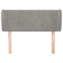 Cabecero de terciopelo gris claro 83x23x78/88 cm de vidaXL, Cabeceros y pies de cama - Ref: Foro24-3117034, Precio: 53,74 €, ...