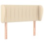Cabecero de tela color crema 103x23x78/88 cm de vidaXL, Cabeceros y pies de cama - Ref: Foro24-3117377, Precio: 55,47 €, Desc...
