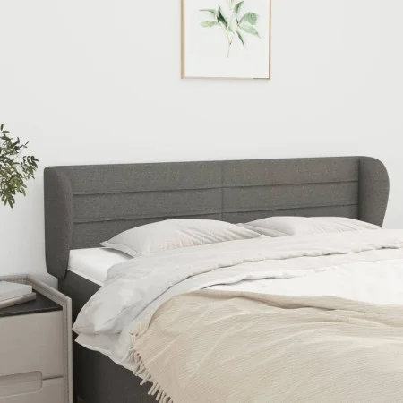 Kopfteil aus dunkelgrauem Stoff, 147 x 23 x 78/88 cm von vidaXL, Kopf- und Fußteile - Ref: Foro24-3117283, Preis: 67,95 €, Ra...