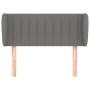 Cabecero de tela gris oscuro 103x23x78/88 cm de vidaXL, Cabeceros y pies de cama - Ref: Foro24-3117373, Precio: 65,74 €, Desc...