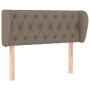 Cabecero de tela gris taupe 93x23x78/88 cm de vidaXL, Cabeceros y pies de cama - Ref: Foro24-3117466, Precio: 52,59 €, Descue...