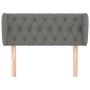 Cabecero de tela gris oscuro 103x23x78/88 cm de vidaXL, Cabeceros y pies de cama - Ref: Foro24-3117471, Precio: 54,52 €, Desc...