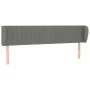 Kopfteil aus dunkelgrauem Stoff, 183 x 23 x 78/88 cm von vidaXL, Kopf- und Fußteile - Ref: Foro24-3117397, Preis: 80,55 €, Ra...