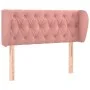 Cabecero de terciopelo rosa 93x23x78/88 cm de vidaXL, Cabeceros y pies de cama - Ref: Foro24-3117521, Precio: 62,50 €, Descue...