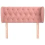 Cabecero de terciopelo rosa 93x23x78/88 cm de vidaXL, Cabeceros y pies de cama - Ref: Foro24-3117521, Precio: 62,50 €, Descue...