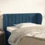 Cabecero de terciopelo azul oscuro 103x23x78/88 cm de vidaXL, Cabeceros y pies de cama - Ref: Foro24-3117428, Precio: 59,74 €...