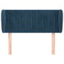 Cabecero de terciopelo azul oscuro 103x23x78/88 cm de vidaXL, Cabeceros y pies de cama - Ref: Foro24-3117428, Precio: 60,68 €...