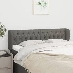 Kopfteil aus dunkelgrauem Stoff, 163 x 23 x 78/88 cm von vidaXL, Kopf- und Fußteile - Ref: Foro24-3117487, Preis: 87,79 €, Ra...