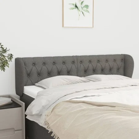 Kopfteil aus dunkelgrauem Stoff, 163 x 23 x 78/88 cm von vidaXL, Kopf- und Fußteile - Ref: Foro24-3117487, Preis: 87,79 €, Ra...
