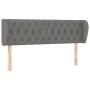 Kopfteil aus dunkelgrauem Stoff, 163 x 23 x 78/88 cm von vidaXL, Kopf- und Fußteile - Ref: Foro24-3117487, Preis: 87,79 €, Ra...