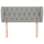 Cabecero de tela gris claro 93x23x78/88 cm de vidaXL, Cabeceros y pies de cama - Ref: Foro24-3117462, Precio: 62,05 €, Descue...
